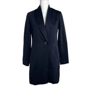 CAbi Dark Navy Blue Blazer Coat size small